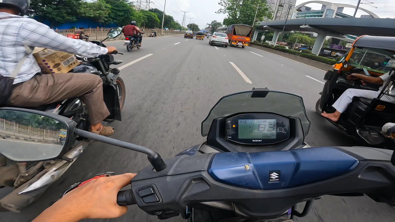 Daily Observation on Suzuki Burgman 125 | 4k | GoPro 10 | Mumbai Traffic | Fun | Riding | 