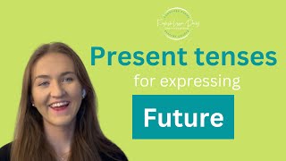 Using PRESENT TENSE to express FUTURE | English Lesson Daily