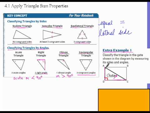 Geometry 4.1A