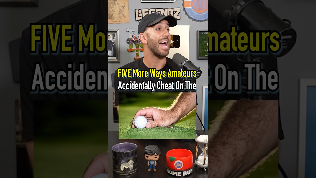 WATCH: 5 Ways Amateurs Might Cheat!?! #golf #golfer #shorts #pga