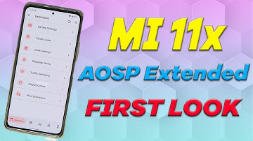 Mi 11x/Redmi K40/Poco F3 AOSP Extended 8.6 First Look | Customization & Benchmarks.