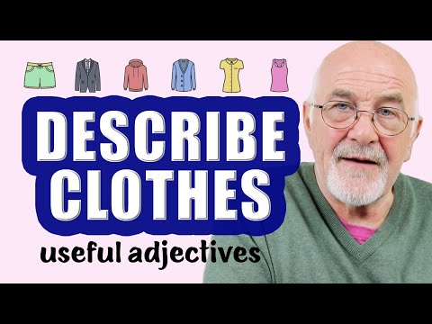 Video: Er klædt et adjektiv?