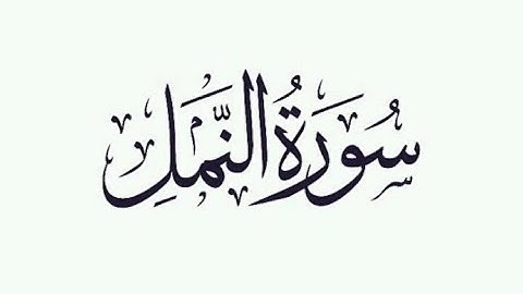 الشيخ عبد الكريم بوفاتح سورة النمل