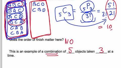 Combinations & Pascal