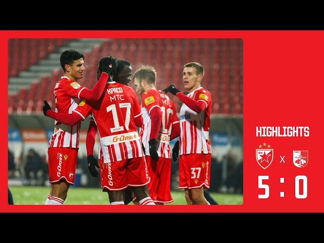 Crvena zvezda - Radnički Niš 4:0, highlights 