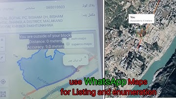 How to download map Census listing and enumeration
