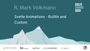 R. Mark Volkmann: Svelte Animations - Builtin and Custom