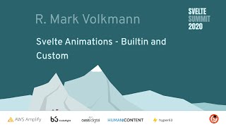R. Mark Volkmann: Svelte Animations - Builtin and Custom