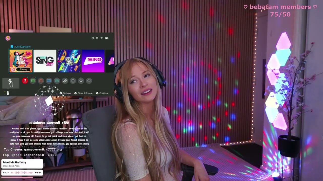 Bebahan trying old school dance