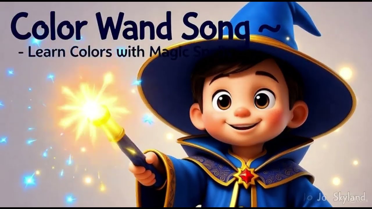 Color Wand Song ✨ | Magical Kids Song & Nursery Rhyme | Fun Creative Adventure
