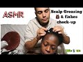 {ASMR} MOST SATISFYING Hair Parting 💆🏾‍♀️ & Greasing / Blowing Sounds + HD Mic 🎙