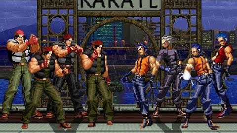 [KOF Mugen] Memorial | Ralf Jones vs K9999 [ 4vs4 ]