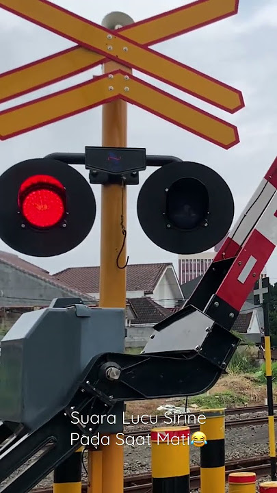 Railroadcrossing Train - Suara Lucu Sirine Perlintasan Kereta Api Pada Saat Mati