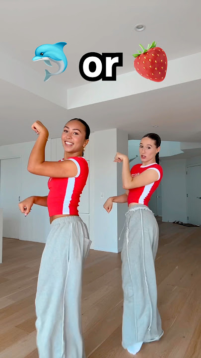 WE NEED TO KNOW! 😅 DOJA CAT VIRAL MILKSHAKE TIKTOK DANCE! 🥰 | Jasmin and Mia