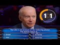 Joe biden on who wants to be a millionaire