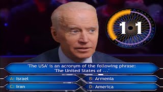 Joe Biden on Who Wants To Be A Millionaire screenshot 4