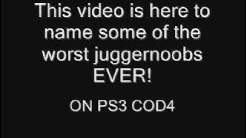 Call of duty 4 JuggerNoobs on PS3 COD4 - [ Hearts of Darkness * ]