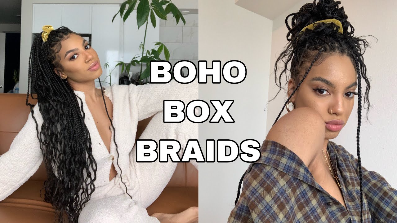 Braid With Me: BOHEMIAN GODDESS BOX BRAIDS USING HUMAN HAIR, Detailed  Tutorial for Beginners