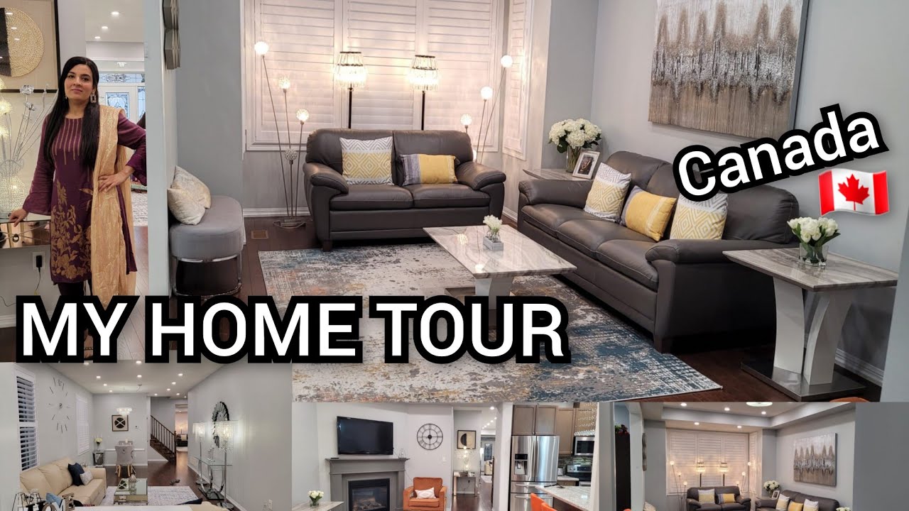 My Dream HOME Tour in Canada 🇨🇦/Canada Home TOUR/30 Crore ka House🏠/Detached Home Tour in Canada