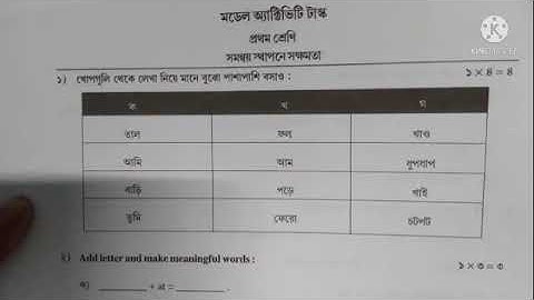 model activity task class 1 part 7//class 1model activity task part 7