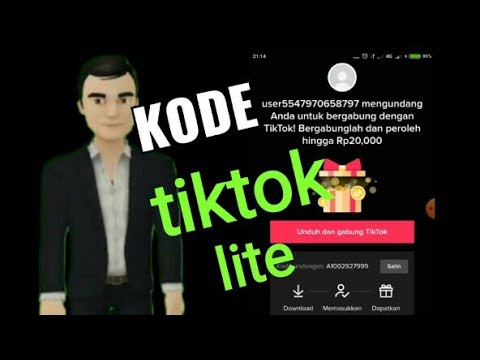 cara melihat kode undangan tiktok lite - YouTube