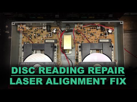 Fixing A CD Player That Doesn&rsquo;t Read Discs - Laser Alignment / Power Adjustment Tweak - Repair Guide