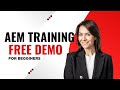 Free AEM Training Demo for Beginners | Learn Adobe Experience Manager from Scratch