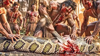 🐍 Primitive Life on the Forgotten Island | The Day They FOUGHT the GIANT ANACONDA!
