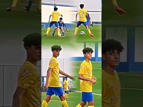شاهد مهارة ابن كريستيانو جونيور ضد الهلال ابن رونالدو جونيور يقلد مهارة ابوة 2024  7