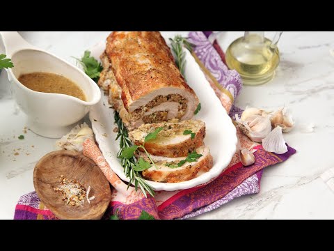 Stuffed Pork Loin | Laura in the Kitchen