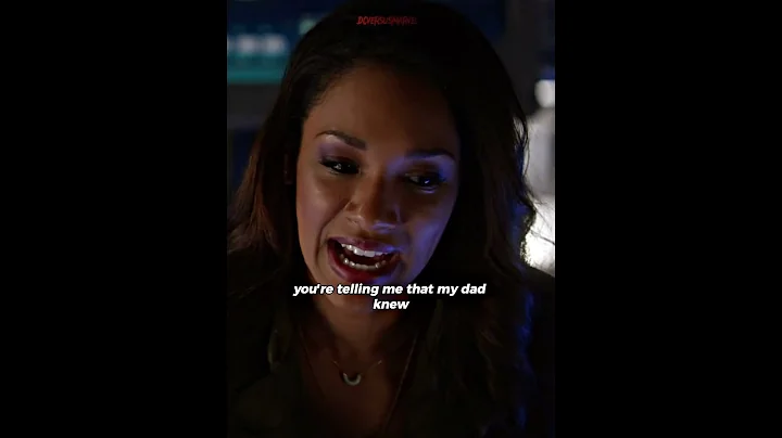 Cisco and Caitlin secretly listen to Barry and Iris 😂 #shorts