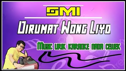 DIRUMAT WONG LIYO _ KARAOKE BANYUWANGI KOPLO || Dini Kurnia [ Chord Gm ]