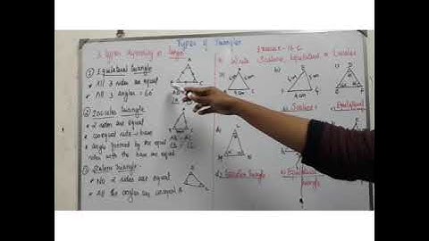 Class 5 Maths chapter 16 Triangles