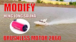 Rc Scale Boat Heng Long Salina Super fast..!!