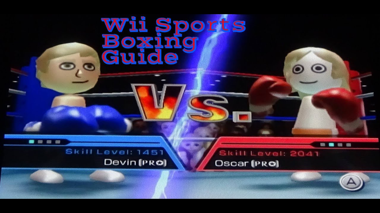 Wii Sports Boxing Guide YouTube