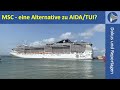 Ist MSC eine Alternative zu AIDA oder TUI Cruises?