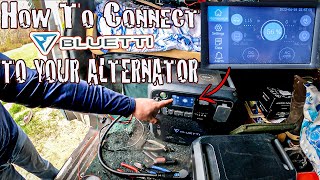 How to Connect Bluetti Power Bank to Your ALTERNATOR! Charging While We Drive!