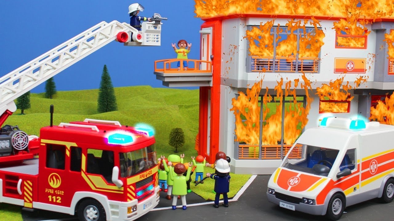 ⁣Une histoire de sauvetage de camion de pompiers dans un hôpital