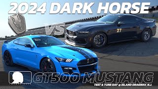 Record Fastest: GT500 Shelby Mustang vs 2024 Ford Mustang Dark Horse