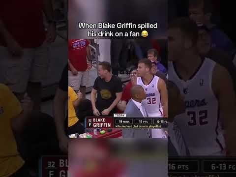 Legendary Blake Griffin moment 😂 #NBA #basketball