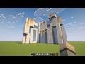 Practicing Shapes with Brutalist Build Minecraft (Build With Me)
