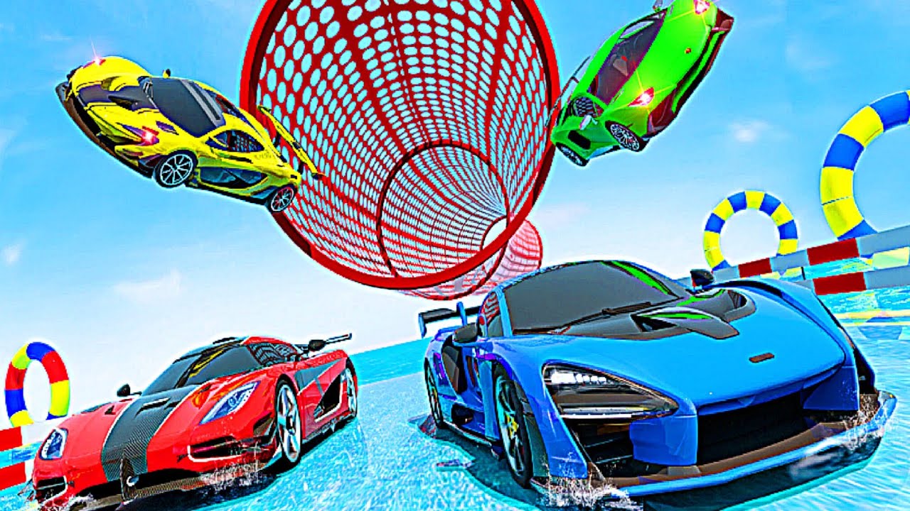 Car Games Simulator Impossible Car Racing Games - YouTube