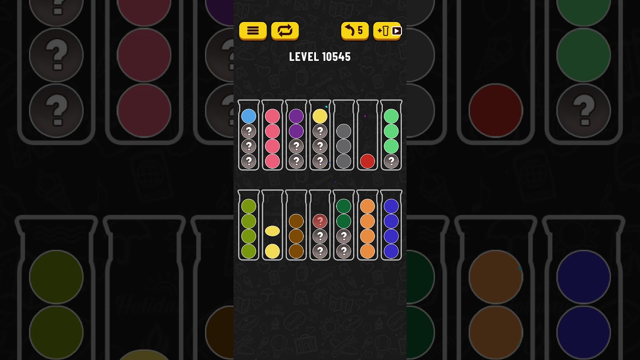 Ball Sort Puzzle Level 10545 /Ball Sort Color Water Puzzle Level 10545 Water Sort Puzzle Level 10545