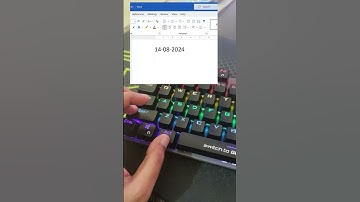 Date and Time Shortcut Key in MS Word #pc #laptop #windows #computer #viral #reels #shorts