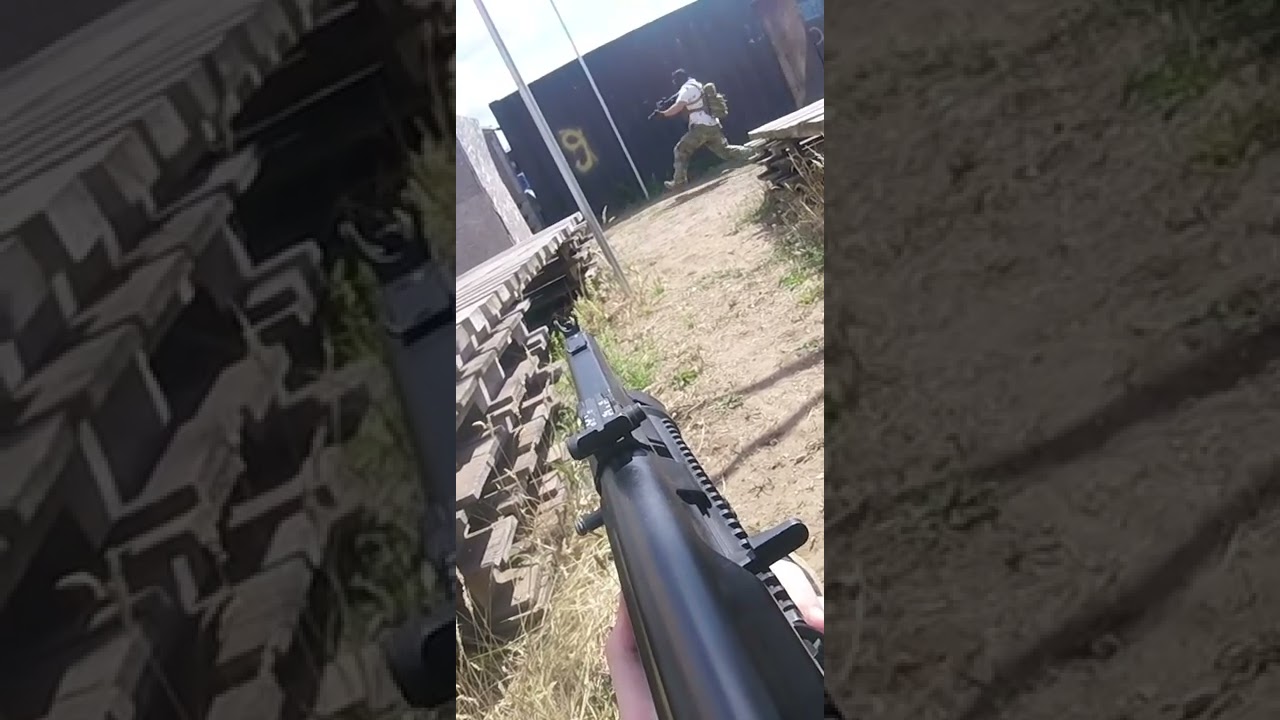 Airsoft BFG to the chest 