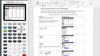 How to find a Skeletal Boxplot (TI-83 or TI-84 Plus Calculator)
