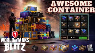 Awesome Container ● World of Tanks Blitz For 70,000 gold what do you get ?? 🤔💥