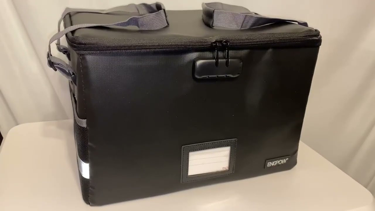 File Box with Lock, ENGPOW Fireproof Document Box Review, FIREPROOF… ish