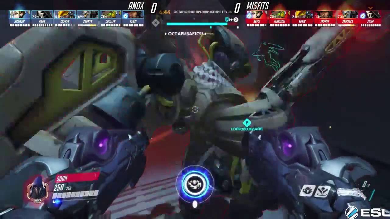 [Overwatch] Misfits vs Anox - финал турнира ESL Go4Overwatch #4