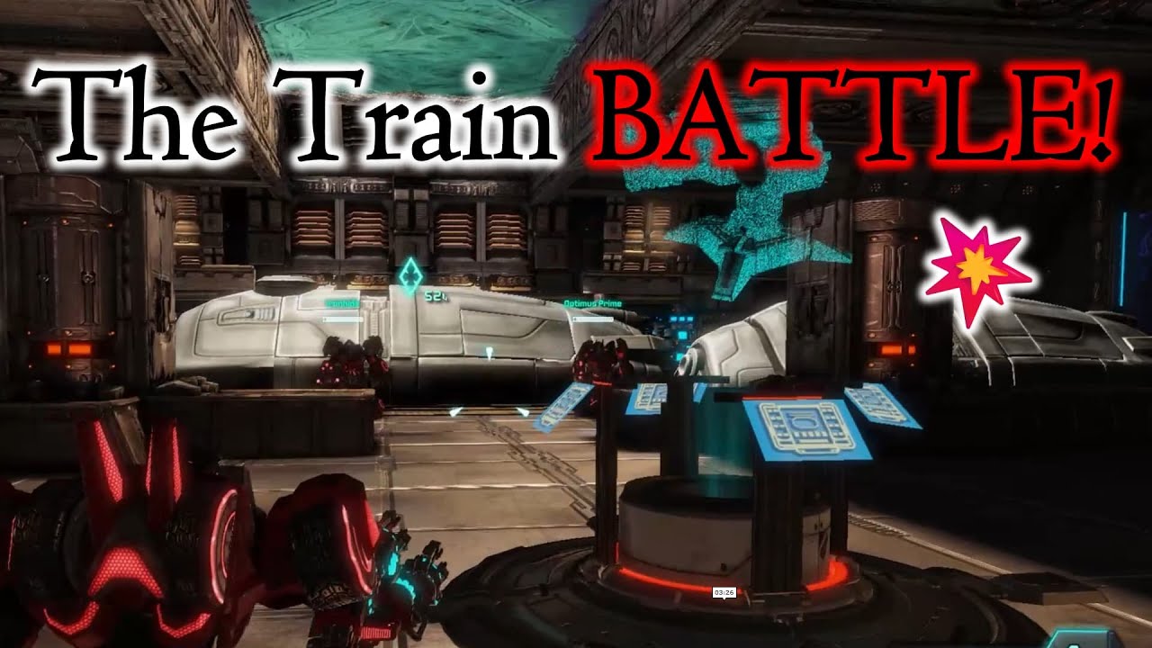 THE TRAIN BATTLE 💥 - Transformers Rise Of The Dark Spark - YouTube